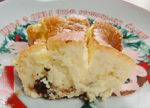 バンホーテンピュアココアでチーズケーキの画像