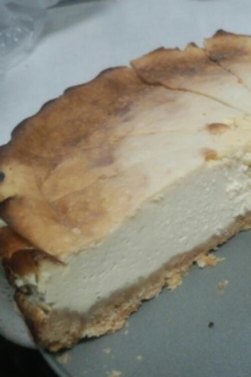 ヨーグルトのベイクドチーズケーキの画像