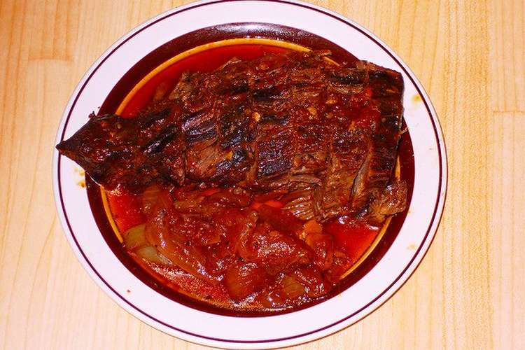 硬い牛ももブロック肉の煮込み レシピ 作り方 By Tyuusann クックパッド
