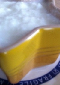 スキムミルク(脱脂粉乳)と水でヨーグルト