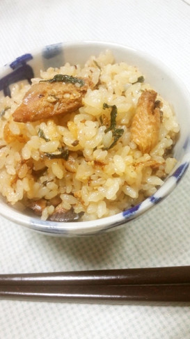 簡単☆いわし缶で炊き込みご飯