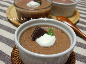 材料3つ☆簡単マシュマロチョコムース♪