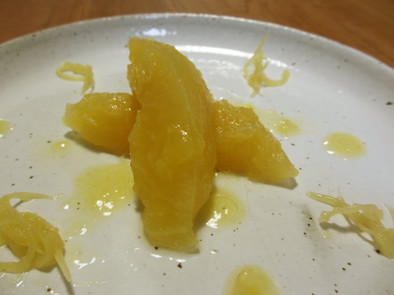 晩白柚の皮でデザート♪（マーマレード）の写真