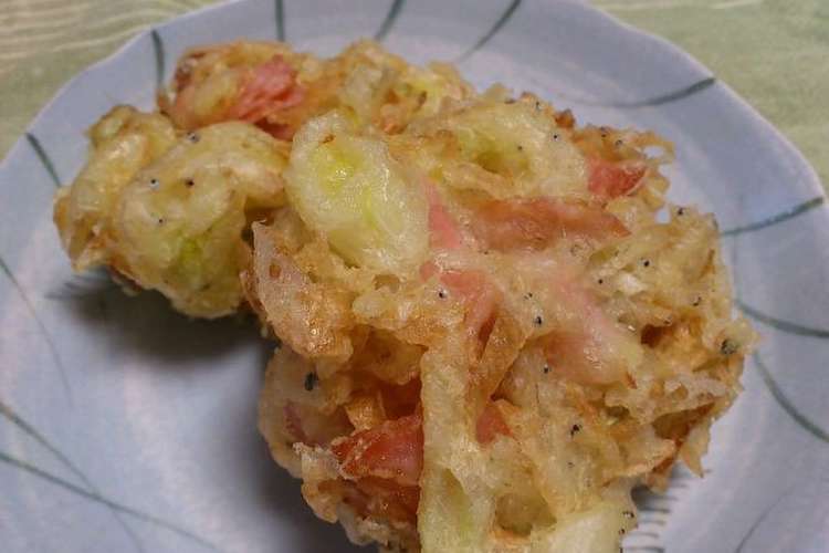 ネギとしらすで サクサクかき揚げ レシピ 作り方 By Cocomoco22 クックパッド 簡単おいしいみんなのレシピが364万品