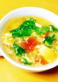 レタトマ梅干スープ
