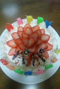 パパの誕生日ケーキ