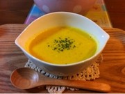 ミキサー不要☆簡単!牛乳でかぼちゃスープの写真