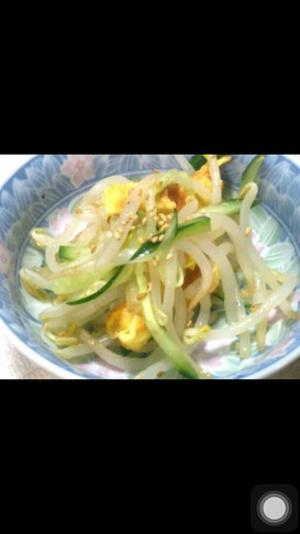 もやしと卵の酢のもの