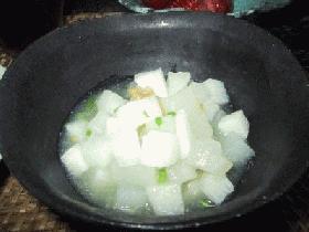 大根と長いものカモフラ煮