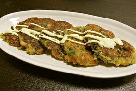 余った焼きそばの粉でおいしいお焼き