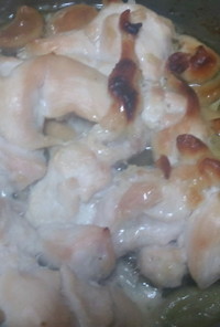 ニンニク塩麹の鶏胸焼き
