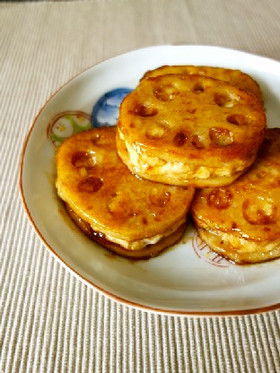 蓮根のはさみ焼き