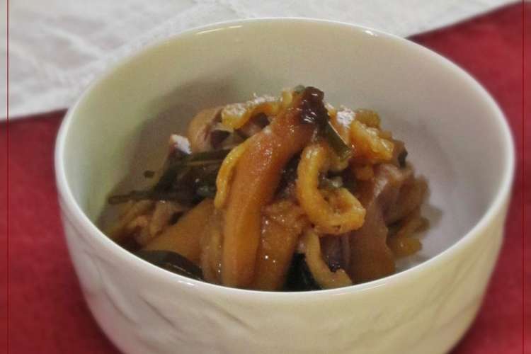 切り干し大根 干し椎茸 昆布 の佃煮 レシピ 作り方 By Michipapa クックパッド