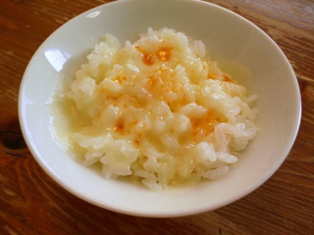 チーズご飯（ラー油）の画像