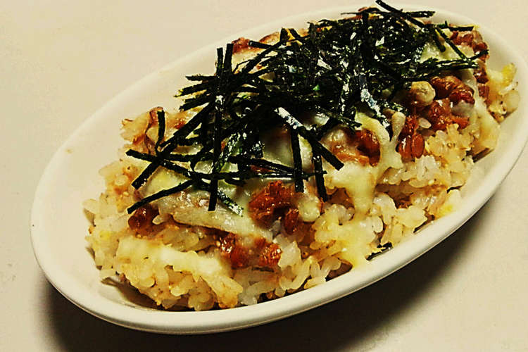 朝ズボラ 醤油マヨご飯の納豆チーズのせ レシピ 作り方 By バジル男子 クックパッド 簡単おいしいみんなのレシピが352万品
