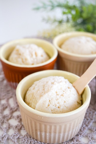 マクロビ☆メープル豆乳アイスクリームの写真
