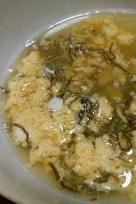 もずく酢を使った簡単ぽかぽかスープ