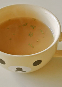 玄米粉と季節の野菜スープ　