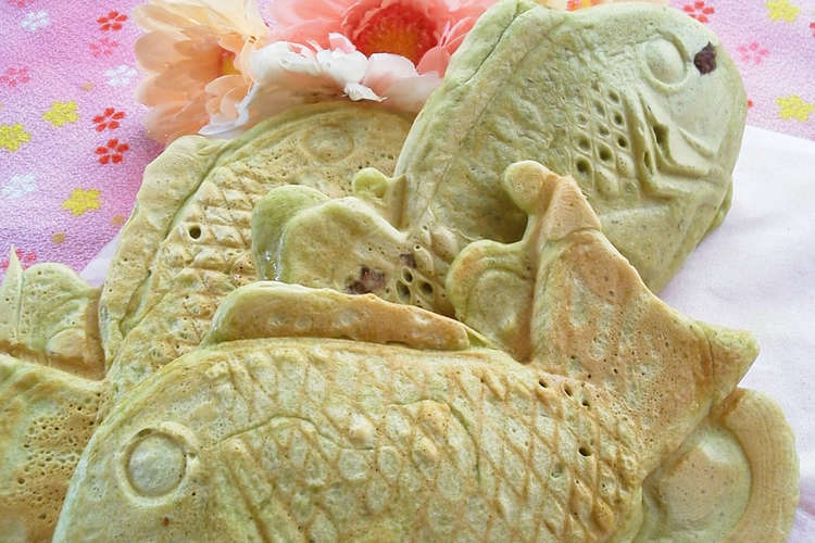 私好みの 抹茶たい焼き レシピ 作り方 By ゆかゆかべ クックパッド 簡単おいしいみんなのレシピが351万品