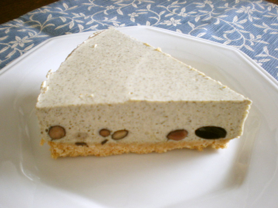 22㎝型で作るレアチーズケーキの基本分量の画像