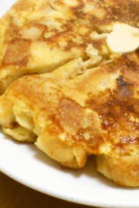 パンの耳で!ふわふわフレンチトースト