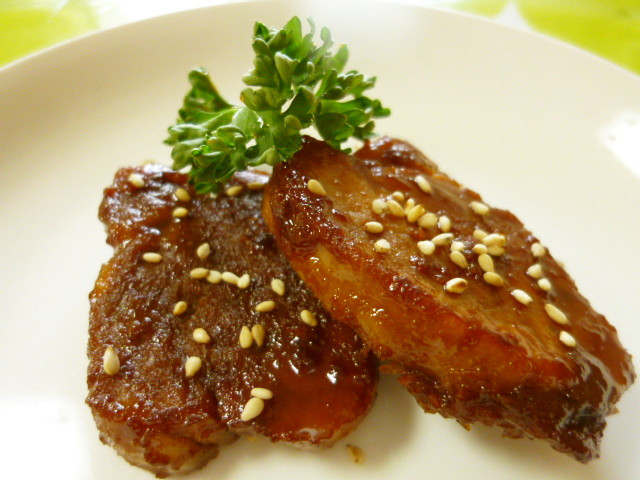 豚ヒレ肉の照り焼きレシピ