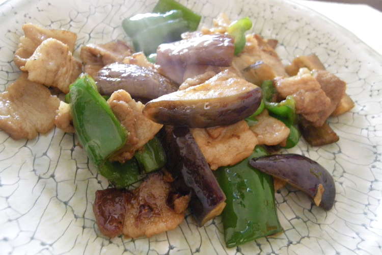 定番 豆板醤で豚バラと茄子とピーマン レシピ 作り方 By えぞいちご クックパッド 簡単おいしいみんなのレシピが375万品
