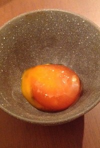 卵料理〜卵黄の味噌漬け〜
