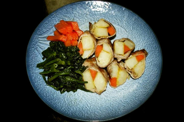 じゃが芋と人参の豚肉巻き レシピ 作り方 By あいちばー クックパッド 簡単おいしいみんなのレシピが367万品