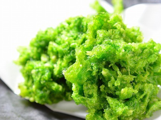 沖縄の春 生アーサーのかき揚げ天ぷら レシピ 作り方 By 槙かおる クックパッド