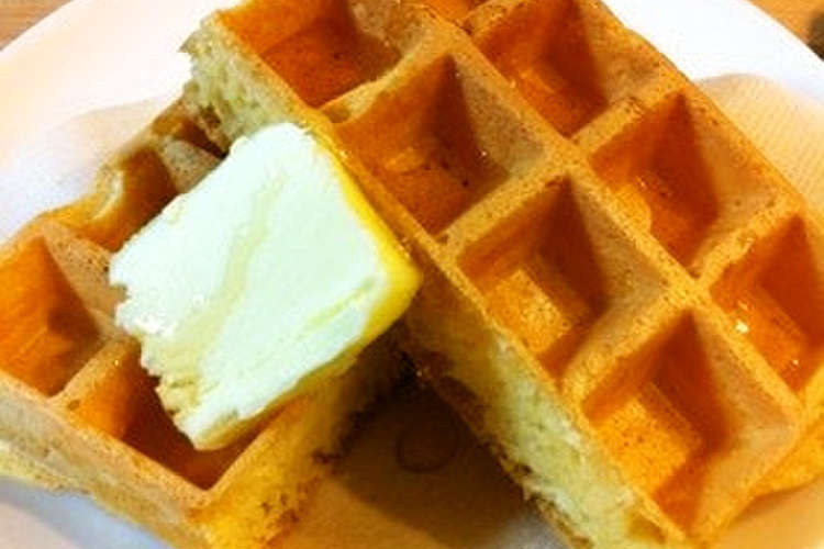 簡単 サクふわ 基本のアメリカンワッフル レシピ 作り方 By 陽だまり日記 クックパッド 簡単おいしいみんなのレシピが358万品