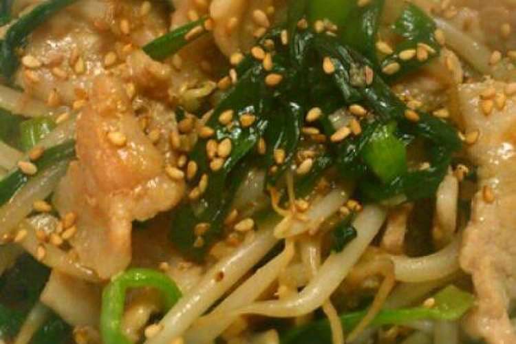 ご飯がすすむ 豚ニラもやしの中華炒め レシピ 作り方 By ヴぉ クックパッド 簡単おいしいみんなのレシピが355万品