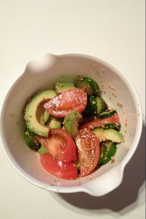 イタリアンアボカドキュウリトマトサラダのレシピ