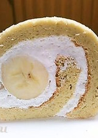 バナナロールケーキ