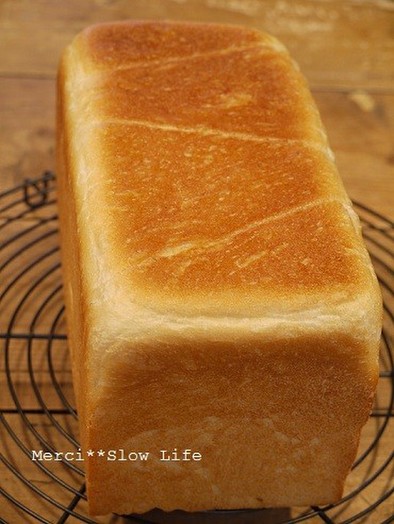 オーブンレンジ活用で時短角食パン2斤型用の写真