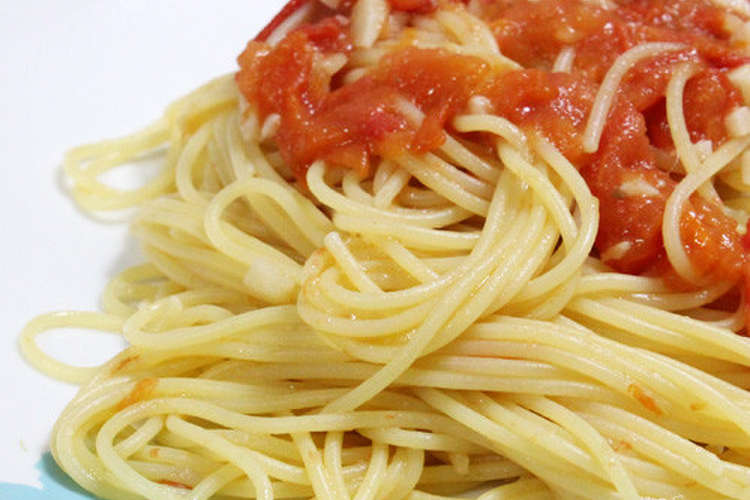 アンチョビとトマトの塩パスタ レシピ 作り方 By キタソン クックパッド 簡単おいしいみんなのレシピが352万品