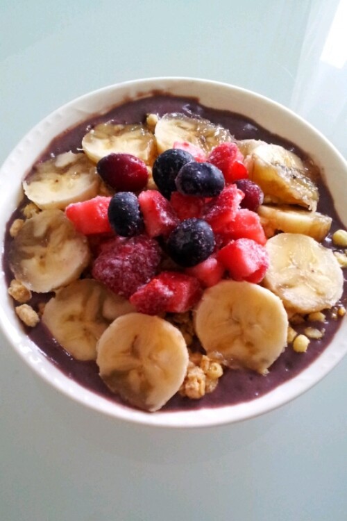 太鼓腹アサイーボウルのレシピ