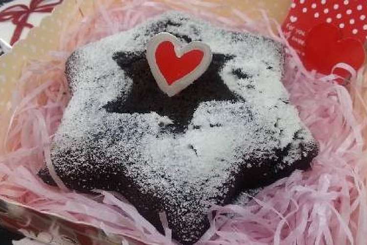 バレンタイン 犬用チョコ色キャロブケーキ レシピ 作り方 By ちょこたんママ クックパッド