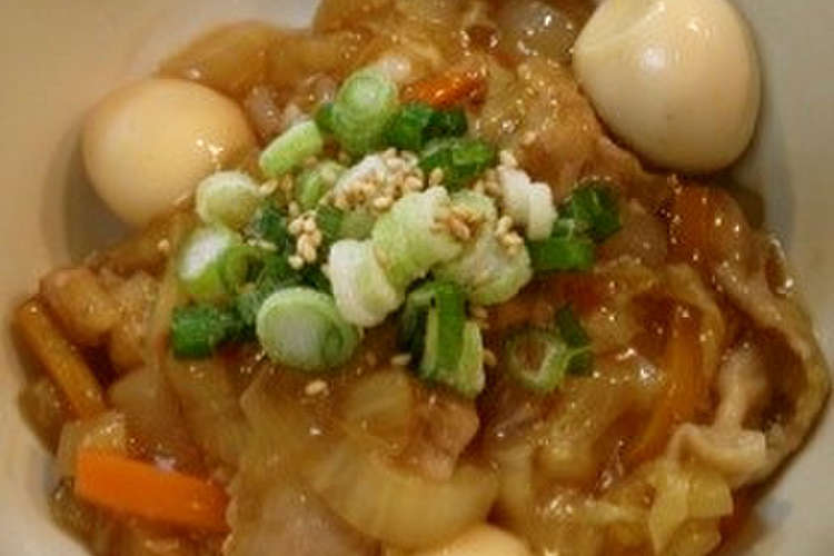 ヘルシー 時短ノンオイル中華丼 レシピ 作り方 By 真奈姫 クックパッド