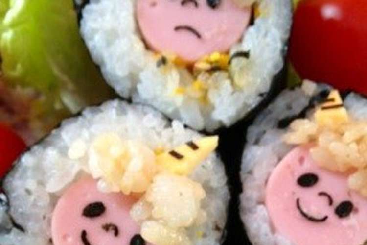 キャラ弁 節分の鬼海苔巻き レシピ 作り方 By チェネ クックパッド 簡単おいしいみんなのレシピが360万品