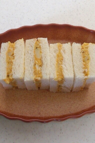 かぼちゃの煮物リメイク★サンドイッチの画像