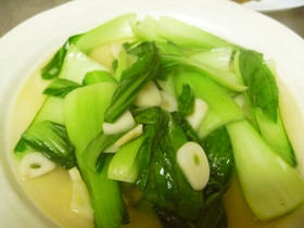 ☆簡単&早い☆チンゲン菜の塩にんにく炒め