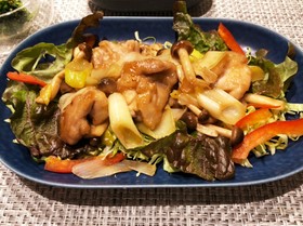 やみつき!簡単!!鶏ネギポン酢炒め