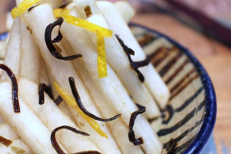 大根の塩こんぶ和え レシピ 作り方 By ちゃんねるゆみ クックパッド 簡単おいしいみんなのレシピが350万品