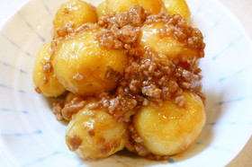 ほっこり♪「新じゃがいもの煮物」