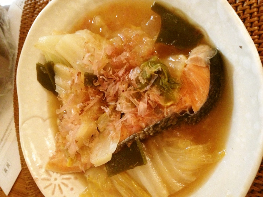 【減塩節約】関西の姑直伝 鮭と白菜の旨煮の画像