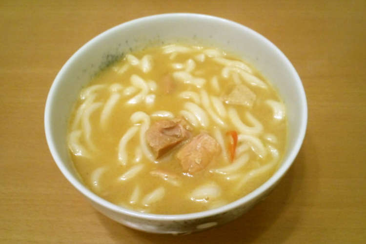 いなばのチキンとタイカレーうどん レシピ 作り方 By はにる クックパッド 簡単おいしいみんなのレシピが360万品
