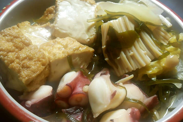 ボリューム 栄養満点 蛸と厚揚げの煮物 レシピ 作り方 By Mafuryu クックパッド 簡単おいしいみんなのレシピが360万品