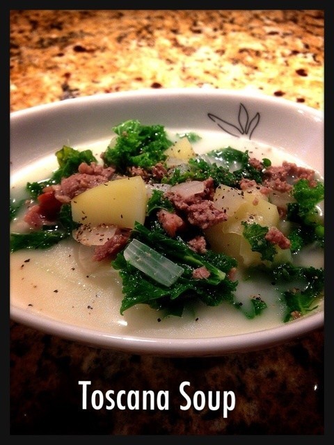 簡単ズッパトスカーナのレシピ