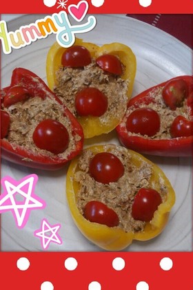 子供に大人気♡パプリカサラダ♡